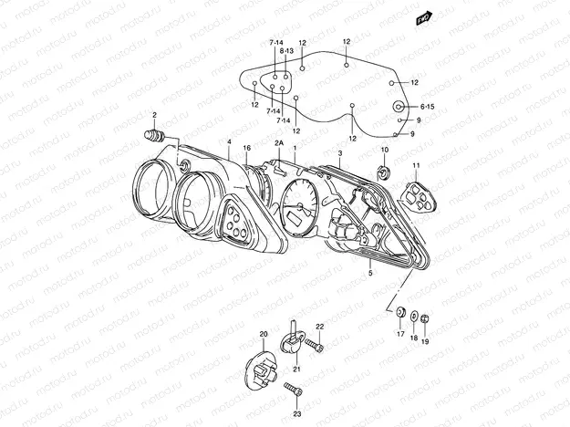 25 - SPEEDOMETER (MODEL V)