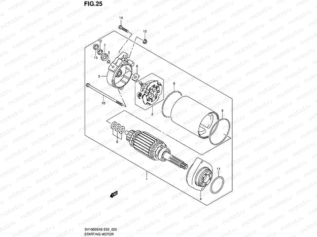 25 - STARTING MOTOR