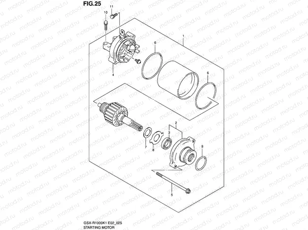 25 - STARTING MOTOR