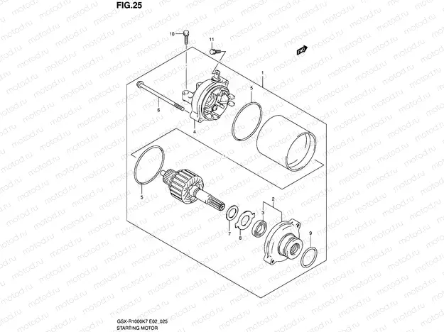 25 - STARTING MOTOR