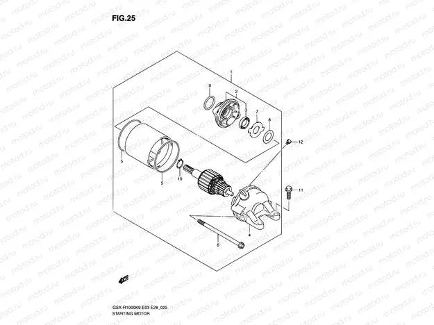 25 - STARTING MOTOR