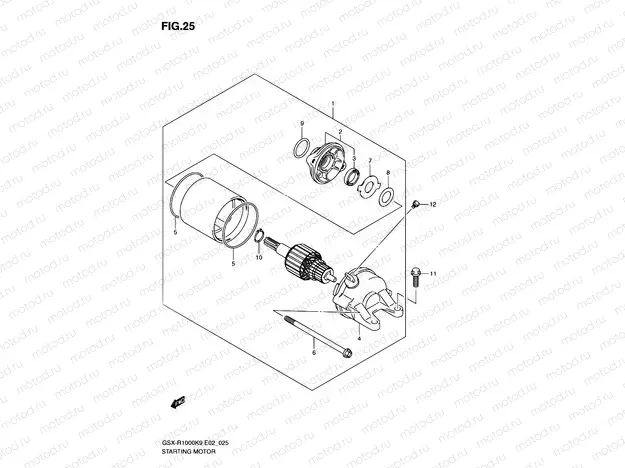 25 - STARTING MOTOR
