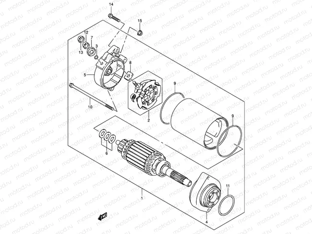 25 - STARTING MOTOR