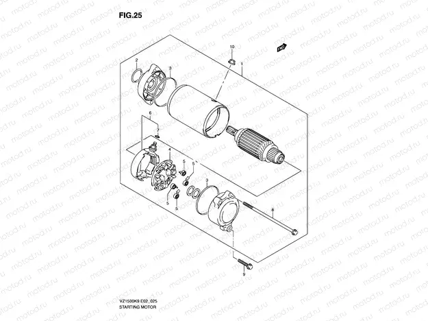 25 - STARTING MOTOR