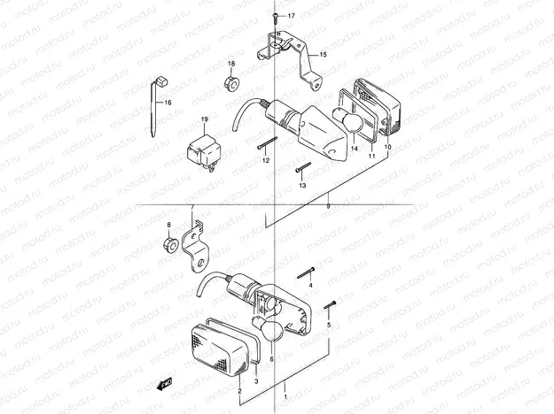 25 - TURN SIGNAL LAMP