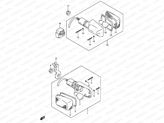 25 - TURN SIGNAL LAMP