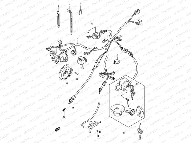 25 - WIRING HARNESS (MODEL T/V/W/X/Y/K1/K2/K3)