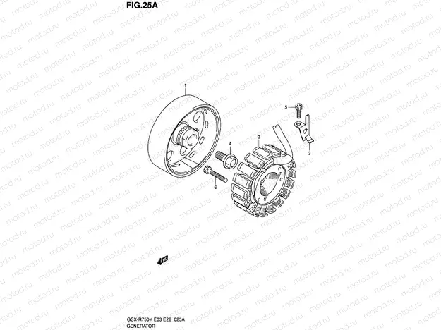 25A - GENERATOR (MODEL K2/K3)