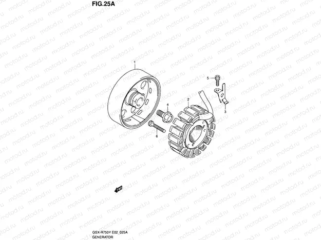 25A - GENERATOR (MODEL K2/K3)