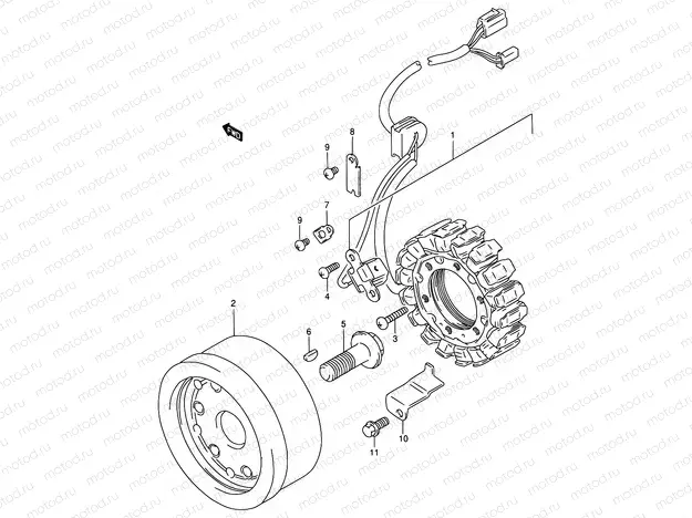 25A - MAGNETO (MODEL T/V)