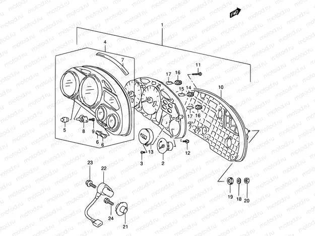 25A - SPEEDOMETER (MODEL Y)