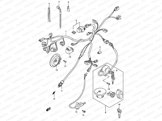 25A - WIRING HARNESS (MODEL K4)