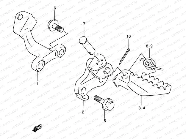 26 - FOOTREST