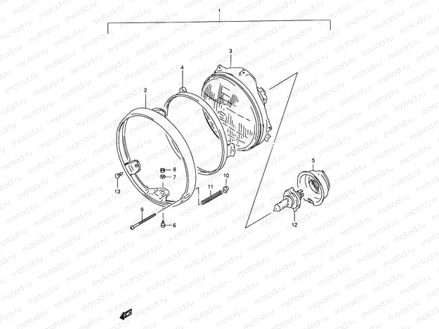 26 - HEADLAMP (E24)