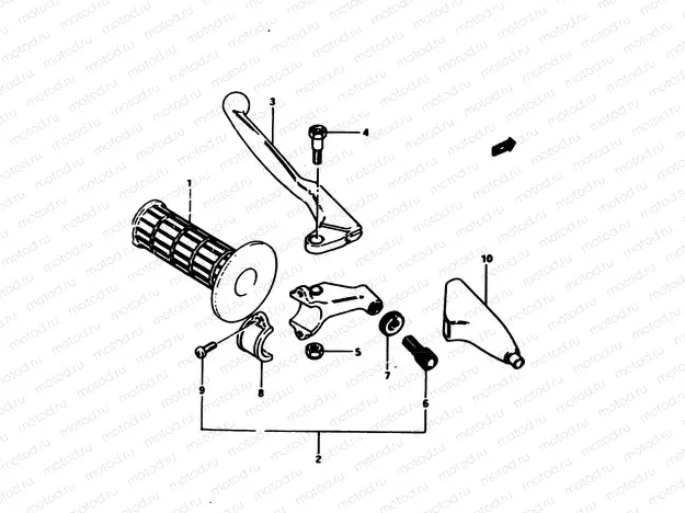 26 - LEFT HANDLE GRIP