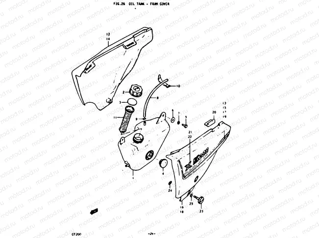 26 - OIL TANK - FRAM COVER