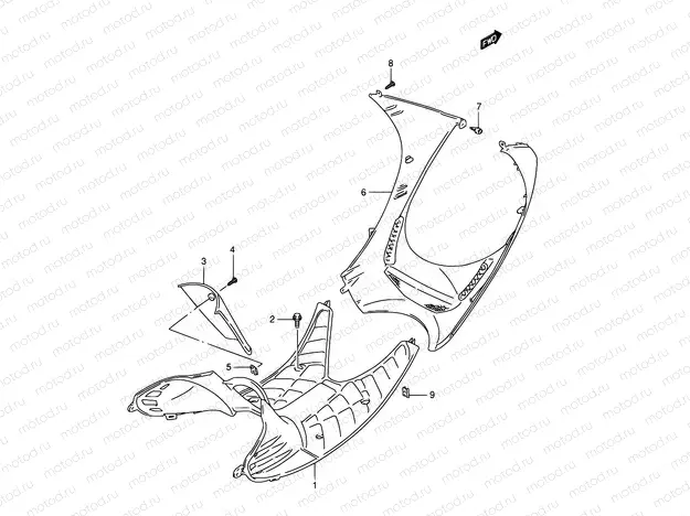 26 - REAR LEG SHIELD