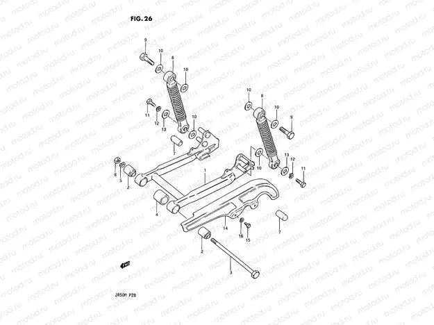 26 - REAR SWINGING ARM