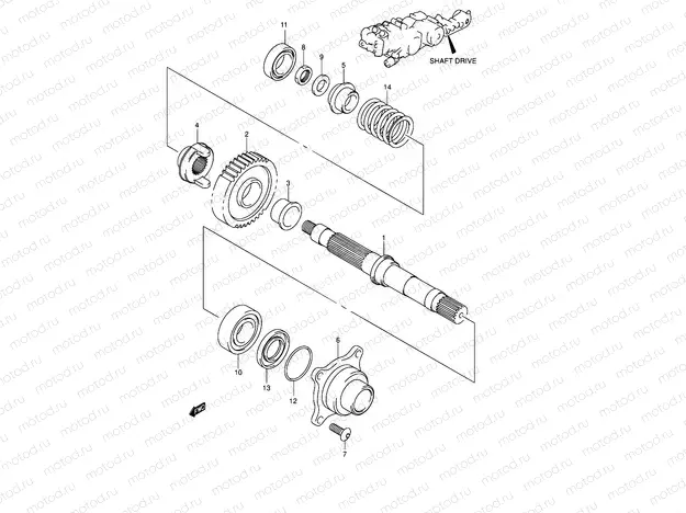 26 - SHAFT DRIVE