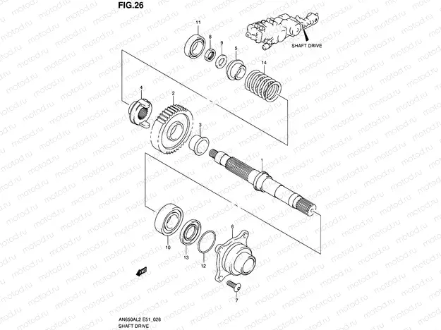 26 - SHAFT DRIVE