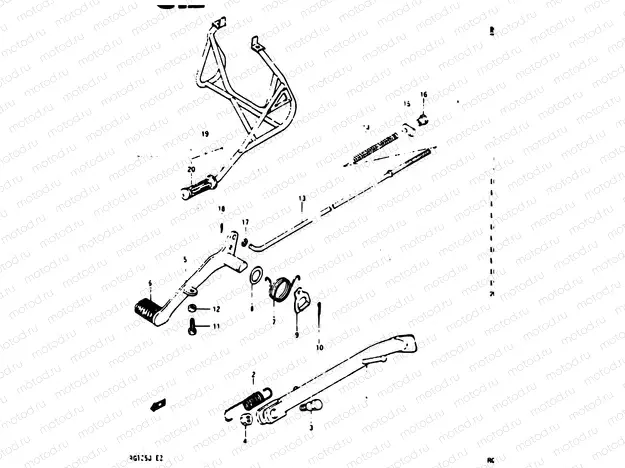 26 - STAND - REAR BRAKE