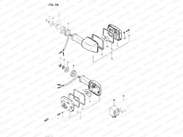 26 - TURN SIGNAL LAMP