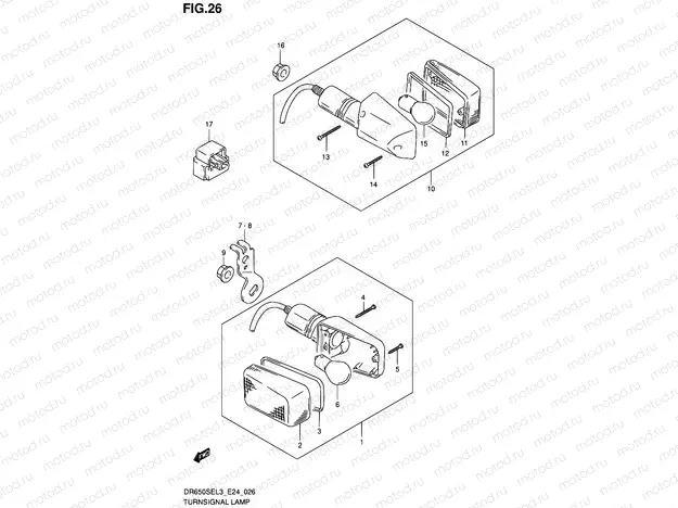 26 - TURNSIGNAL LAMP