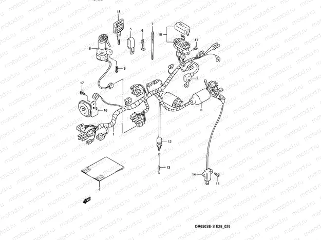 26 - WIRING HARNESS (MODEL N/P)