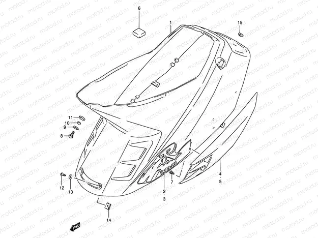 26A - FRAME COVER (AE50RP/RR/RS)
