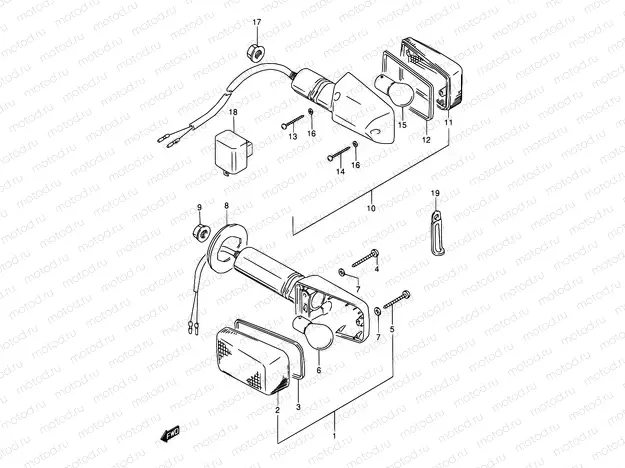 26A - TURN SIGNAL LAMP (MODEL T)