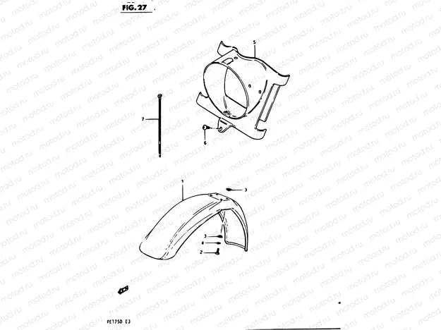 27 - FRONT FENDER -HEADLAMP HOUSING
