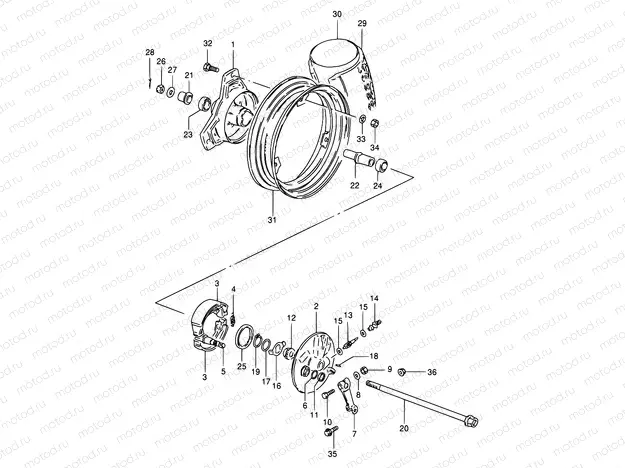 27 - FRONT WHEEL
