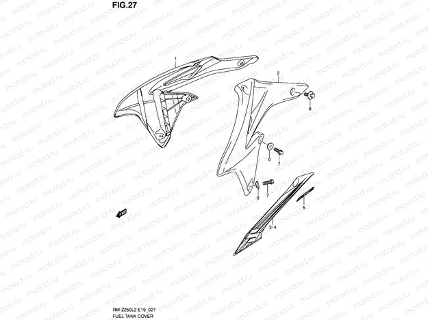 27 - FUEL TANK COVER