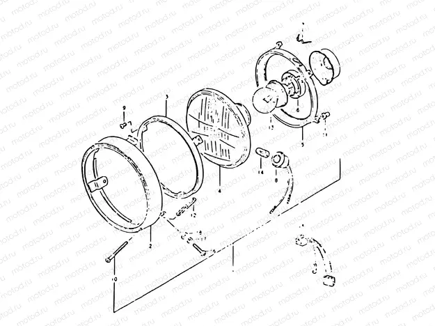 27 - HEADLAMP (E16)