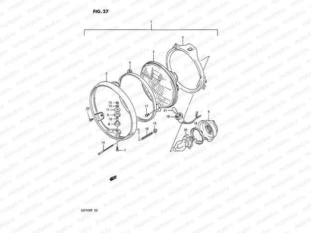 27 - HEADLAMP (MODEL M/N E04,E16,E21,E22,E25,E34,E53)