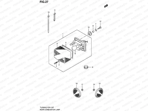 27 - REAR COMBINATION LAMP