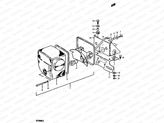 27 - REAR COMBINATION LAMP (E02,E21)
