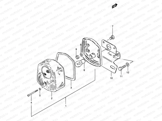 27 - REAR COMBINATION LAMP (E16)