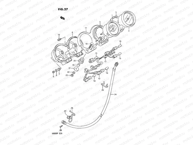 27 - SPEEDOMETER - TACHOMETER