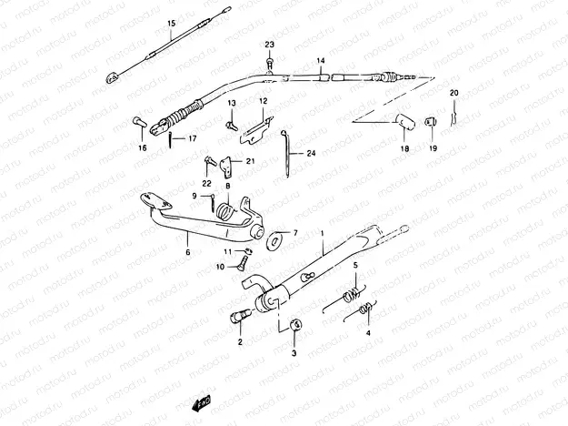 27 - STAND - REAR BRAKE