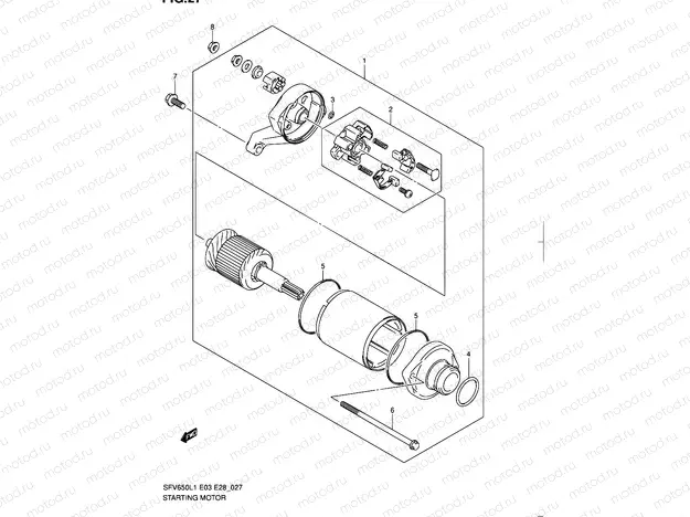 27 - STARTING MOTOR