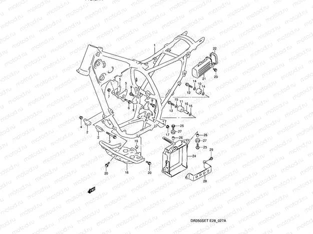 27A - FRAME (MODEL R/S/T)