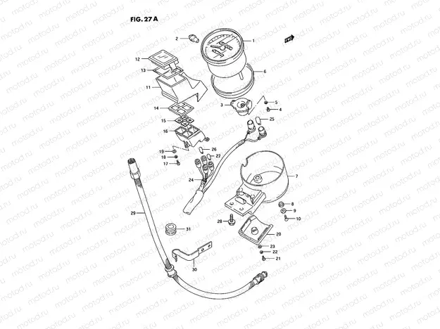 27A - SPEEDOMETER (MODEL S)