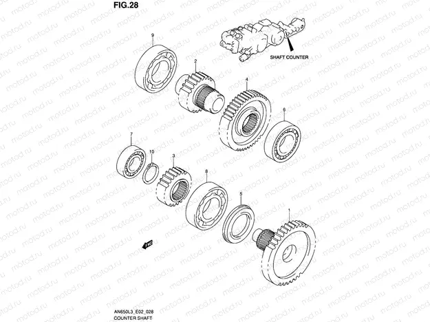 28 - COUNTER SHAFT
