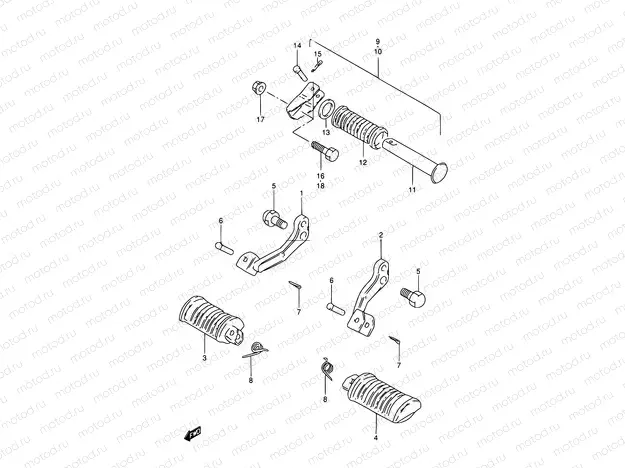 28 - FOOTREST