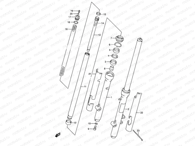 28 - FRONT DAMPER