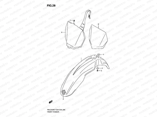 28 - FRONT FENDER