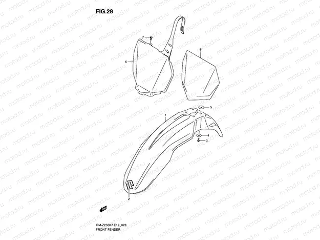 28 - FRONT FENDER