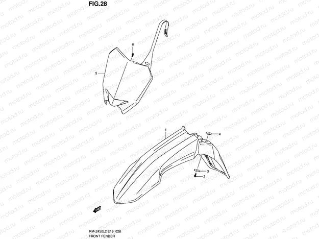 28 - FRONT FENDER