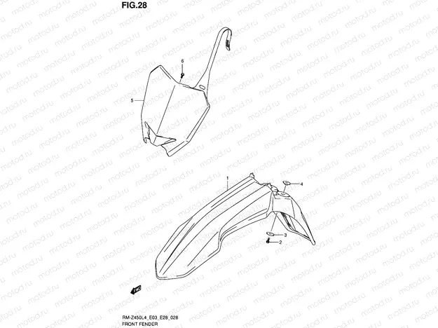 28 - FRONT FENDER